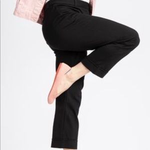 Betabrand NWOT Black Crop Dress Yoga Pants in Large